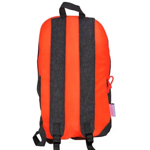 Trail Runner Backpack Grey Orange Back